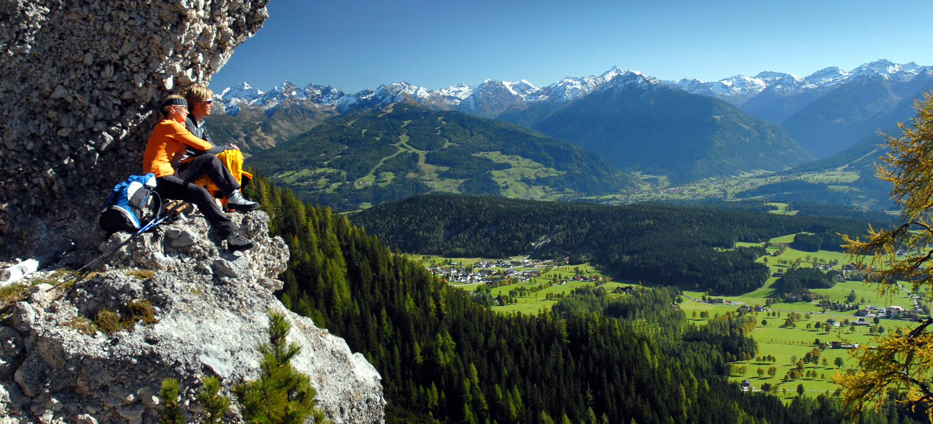 Panorama am Jungfrauensteig